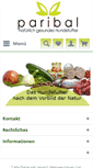 Mobile Screenshot of paribal.de