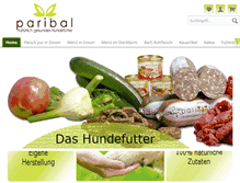 Tablet Screenshot of paribal.de